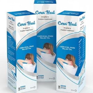 Cervi Heal Cervical Pain Relief Ayurvedic Oil | Best Ayurveda Medicine for Neck, Shoulder & Back Pain | One for All Herbal Pain Relief Oil | 100ml x 3 (Pack of 3)