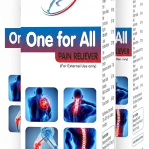 One For All Pain Relief Ayurvedic Medicine Oil 100 ml | Pack of 3 | Best Pain Relief Oil in Ayurveda for Joint, Muscle, Back & Neck Pain